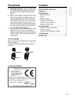 Предварительный просмотр 3 страницы Onkyo DS-A1XP Instruction Manual