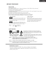 Preview for 3 page of Onkyo DV-CP500 Service Manual