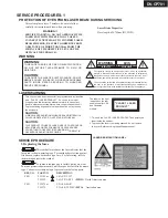 Preview for 3 page of Onkyo DV-CP701 Service Manual