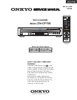 Onkyo DV-CP706 Service Manual preview