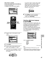 Preview for 47 page of Onkyo DV-M301 Instruction Manual