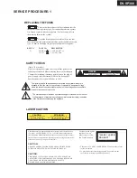 Preview for 3 page of Onkyo DV-SP300 Service Manual