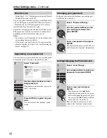 Предварительный просмотр 44 страницы Onkyo DV-SP305 Instruction Manual