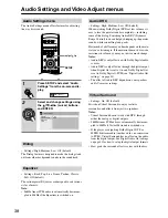 Preview for 38 page of Onkyo DV-SP403E Instruction Manual