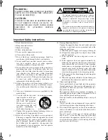 Preview for 2 page of Onkyo DV-SP406 Instruction Manual