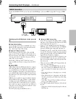 Preview for 19 page of Onkyo DV-SP406 Instruction Manual