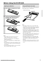 Preview for 11 page of Onkyo DV-SP503E Instruction Manual