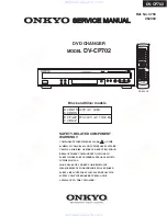 Onkyo DVCP702 Service Manual preview