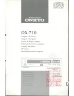 Onkyo DX-710 Instruction Manual preview