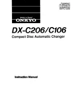 Preview for 1 page of Onkyo DX-C106 Instruction Manual