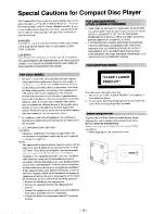 Предварительный просмотр 4 страницы Onkyo DX-C120 Instruction Manual