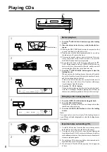 Предварительный просмотр 8 страницы Onkyo DX-C370 Instruction Manual