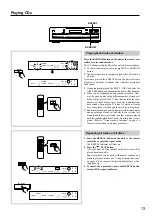 Предварительный просмотр 13 страницы Onkyo DX-C370 Instruction Manual