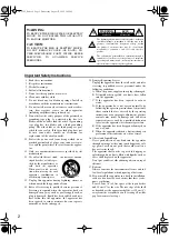 Предварительный просмотр 2 страницы Onkyo DX-C390 Instruction Manual