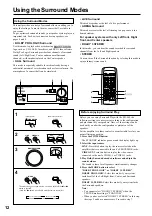 Предварительный просмотр 12 страницы Onkyo ED-205 Instruction Manual