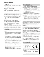 Предварительный просмотр 3 страницы Onkyo ED-301 Instruction Manual