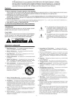 Предварительный просмотр 2 страницы Onkyo EQ-100 Instruction Manual