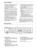 Предварительный просмотр 2 страницы Onkyo EQ-18 Instruction Manual