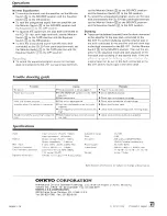 Предварительный просмотр 4 страницы Onkyo EQ-201 Instruction Manual