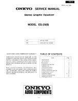 Preview for 1 page of Onkyo EQ-25B Service Manual