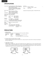 Предварительный просмотр 2 страницы Onkyo ES-600PRO Service Manual