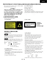 Предварительный просмотр 3 страницы Onkyo FR-155 Service Manual