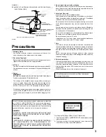 Предварительный просмотр 3 страницы Onkyo FR-V3 Instruction Manual