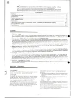 Preview for 2 page of Onkyo Grand Integra A-G10 Instruction Manual