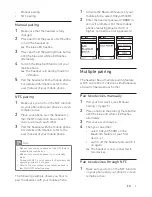 Предварительный просмотр 7 страницы Onkyo H500BT User Manual