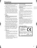 Предварительный просмотр 3 страницы Onkyo HT-R508 Instruction Manual