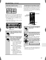 Preview for 57 page of Onkyo HT-R508 Instruction Manual