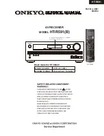 Onkyo HT-R591 Service Manual preview