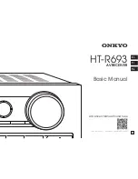 Preview for 1 page of Onkyo HT-R693 Basic Manual