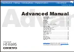 Preview for 25 page of Onkyo HT-R695 Basic Manual