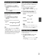 Preview for 27 page of Onkyo HT-RC330 Instruction Manual