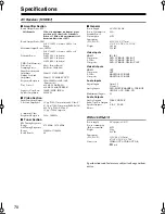 Preview for 70 page of Onkyo HT-SP904 Instruction Manual