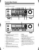 Preview for 8 page of Onkyo HT-SR600 - 5.1 Home Theater Entertainment System Instruction Manual