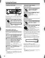 Preview for 38 page of Onkyo HT-SR600 - 5.1 Home Theater Entertainment System Instruction Manual