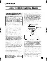 Onkyo HT-SR800 Supplementary Manual preview