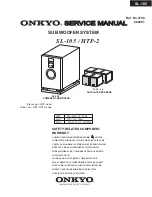 Preview for 1 page of Onkyo HTP-2 Service Manual