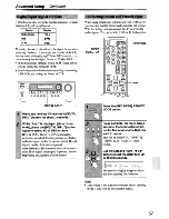 Preview for 57 page of Onkyo HTP-360 Instruction Manual