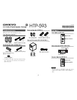 Onkyo HTP-593 User Manual preview