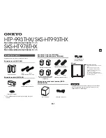 Предварительный просмотр 5 страницы Onkyo HTP-993THX User Manual