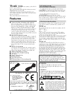 Предварительный просмотр 2 страницы Onkyo K-185X Instruction Manual