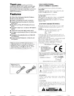 Preview for 2 page of Onkyo K-622 Instruction Manual