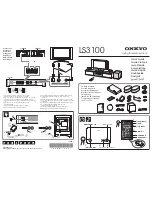 Preview for 1 page of Onkyo LS3100 Quick Manual