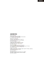 Preview for 36 page of Onkyo M-5010(B) Service Manual