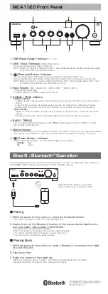 Preview for 11 page of Onkyo MCA1120 User Manual