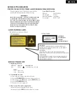 Предварительный просмотр 4 страницы Onkyo MD-101A Service Manual