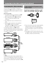 Preview for 12 page of Onkyo MD-105TX Instruction Manual